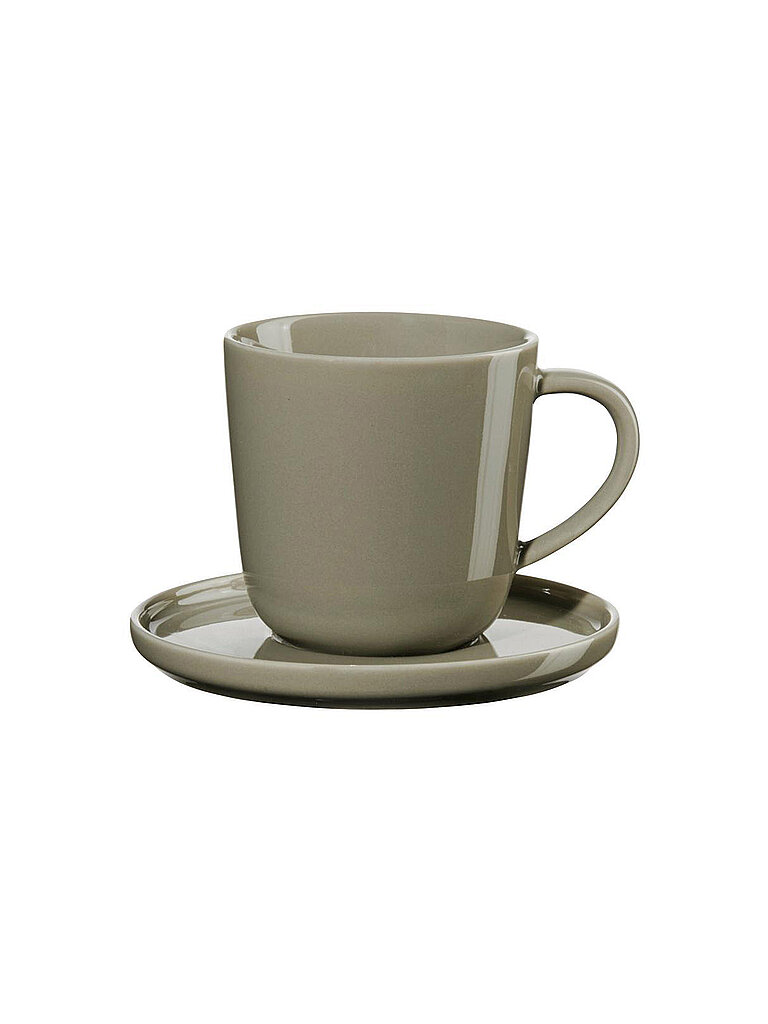 ASA SELECTION Espressotasse mit Unterteller 0,08l COPPA Shiso  hellgrün baby